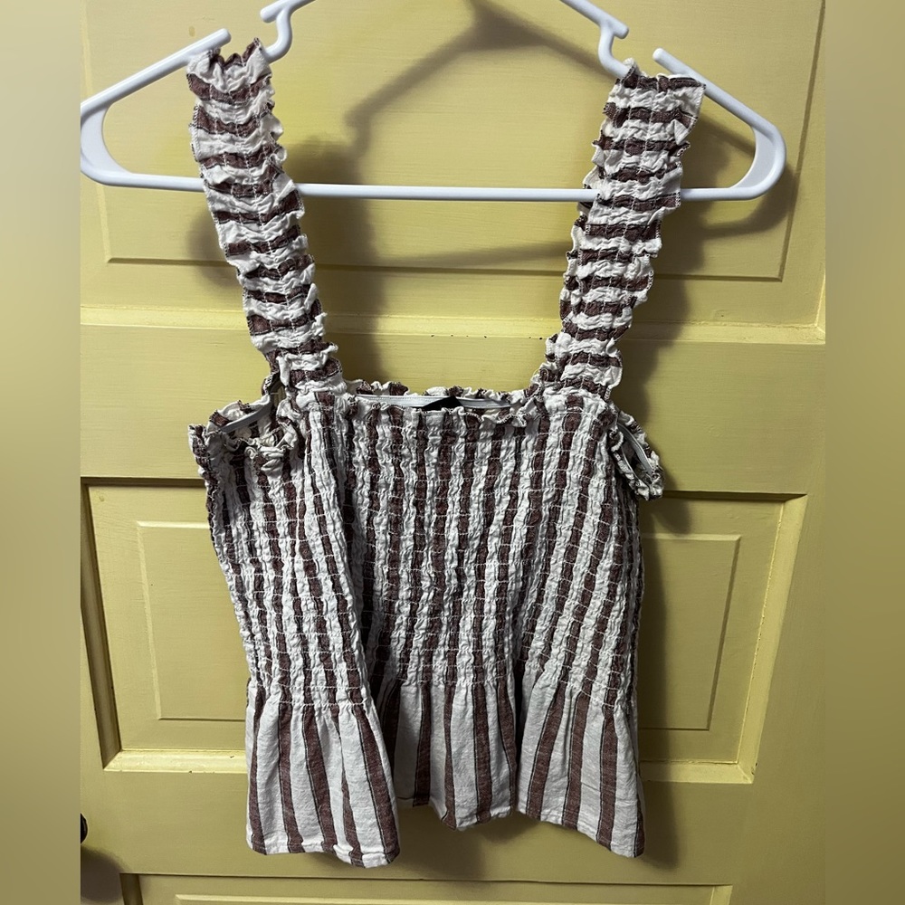 Ribbed tank top crop top